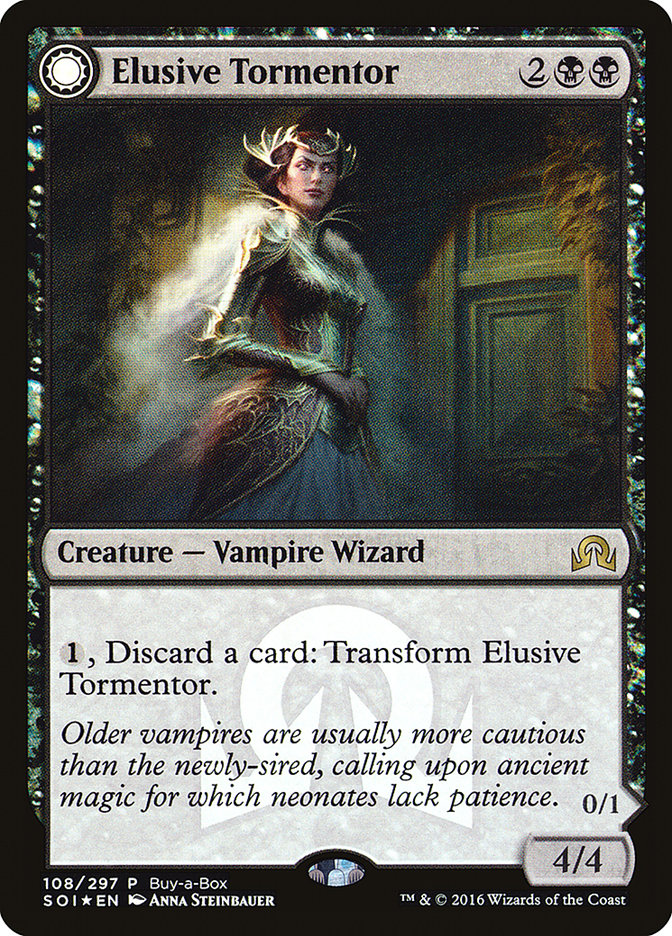 Elusive Tormentor // Insidious Mist (Buy-A-Box) [Shadows over Innistrad Promos] - The Mythic Store | 24h Order Processing