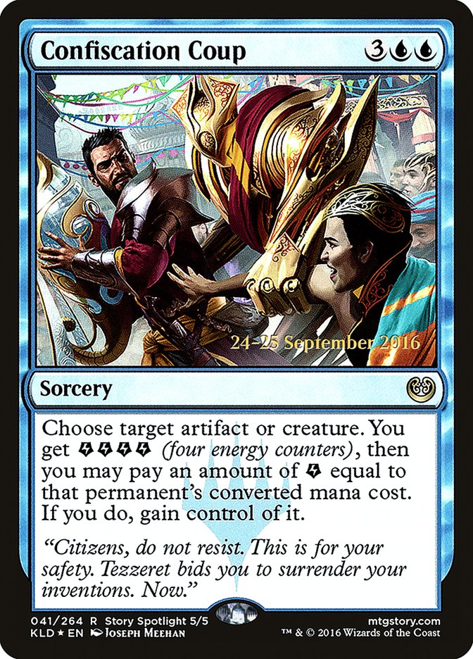 Confiscation Coup [Kaladesh Prerelease Promos] - The Mythic Store | 24h Order Processing