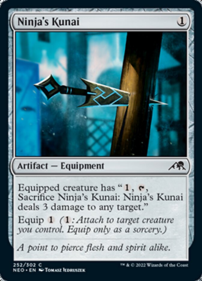 Ninja's Kunai [Kamigawa: Neon Dynasty] - The Mythic Store | 24h Order Processing