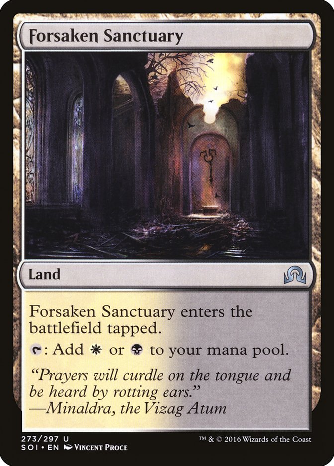 Forsaken Sanctuary [Shadows over Innistrad] - The Mythic Store | 24h Order Processing