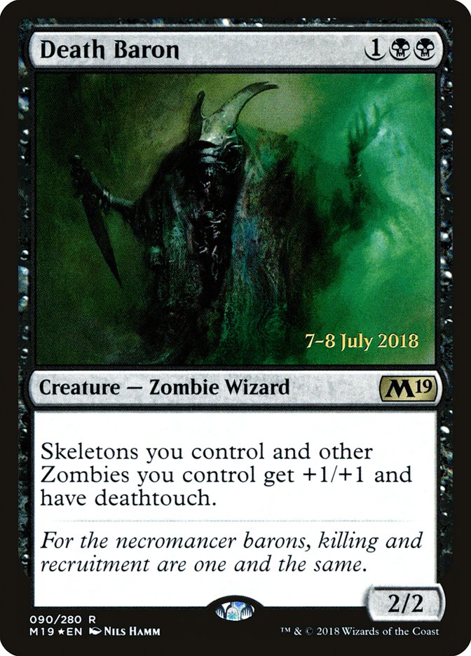 Death Baron [Core Set 2019 Prerelease Promos] - The Mythic Store | 24h Order Processing