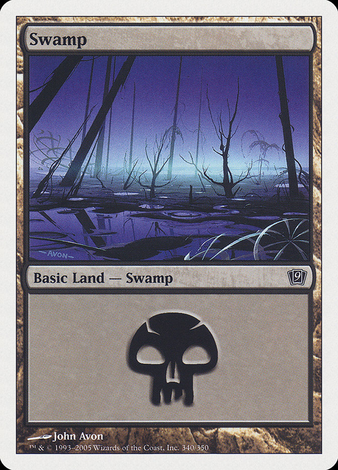 Swamp (340) [Ninth Edition] - The Mythic Store | 24h Order Processing