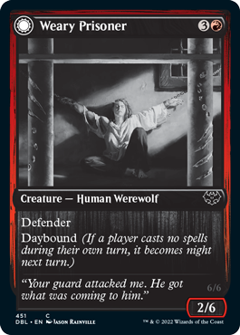 Weary Prisoner // Wrathful Jailbreaker [Innistrad: Double Feature] - The Mythic Store | 24h Order Processing