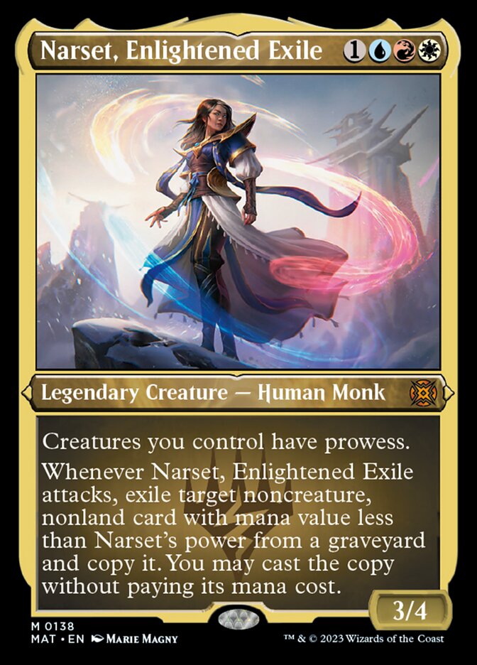 Narset, Enlightened Exile (Foil Etched) [March of the Machine: The Aftermath] - The Mythic Store | 24h Order Processing