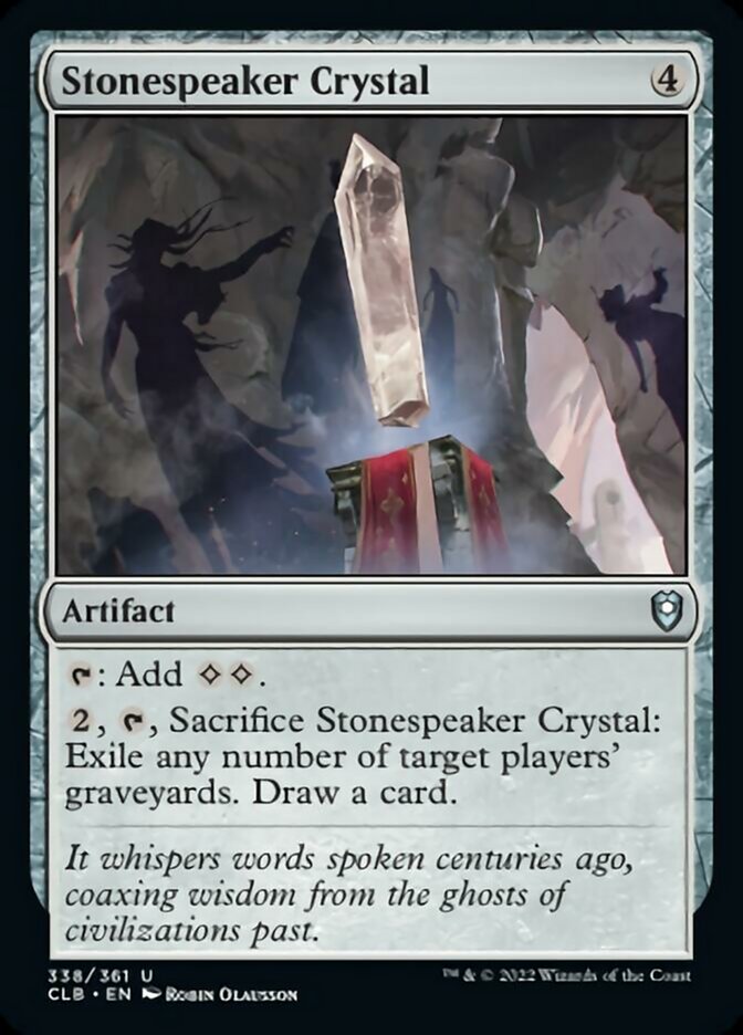 Stonespeaker Crystal [Commander Legends: Battle for Baldur's Gate] - The Mythic Store | 24h Order Processing