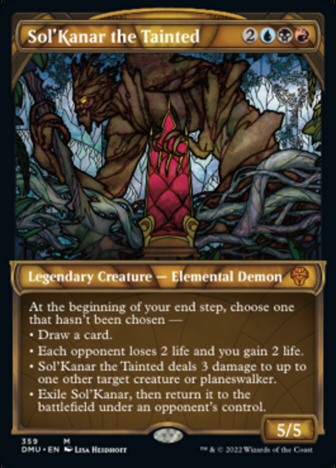 Sol'Kanar the Tainted (Showcase Textured) [Dominaria United] - The Mythic Store | 24h Order Processing