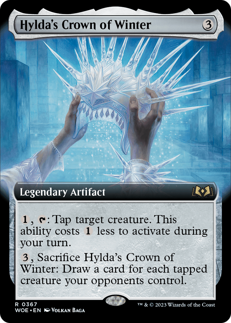 Hylda's Crown of Winter (Extended Art) [Wilds of Eldraine] - The Mythic Store | 24h Order Processing