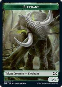 Elephant // Golem Double-Sided Token [Double Masters Tokens] - The Mythic Store | 24h Order Processing