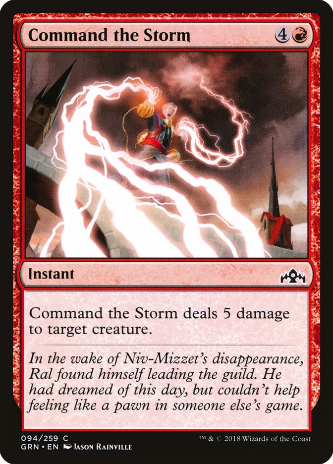 Command the Storm [Guilds of Ravnica] - The Mythic Store | 24h Order Processing