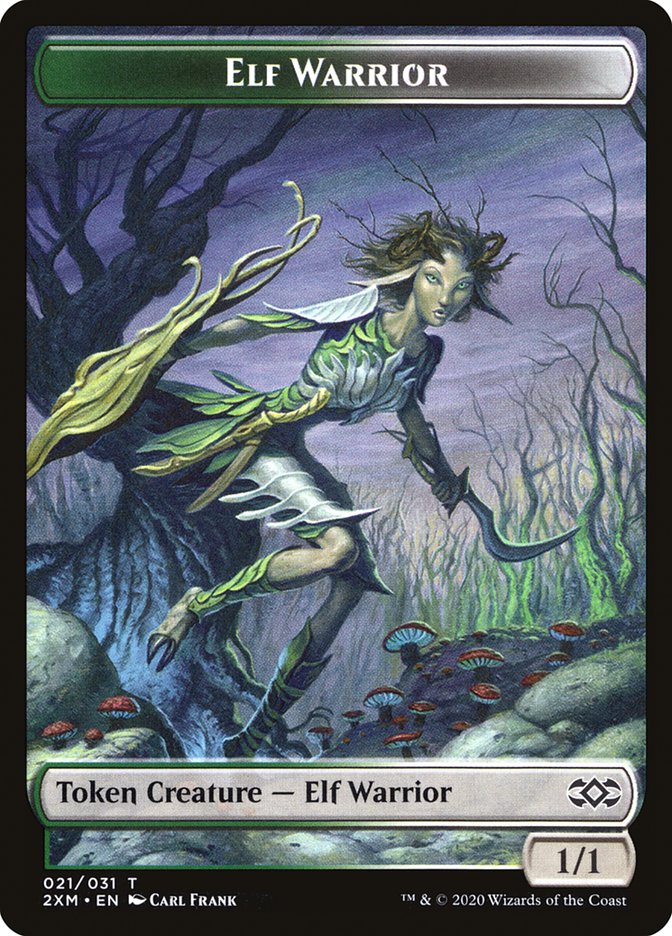 Copy // Elf Warrior Double-Sided Token [Double Masters Tokens] - The Mythic Store | 24h Order Processing