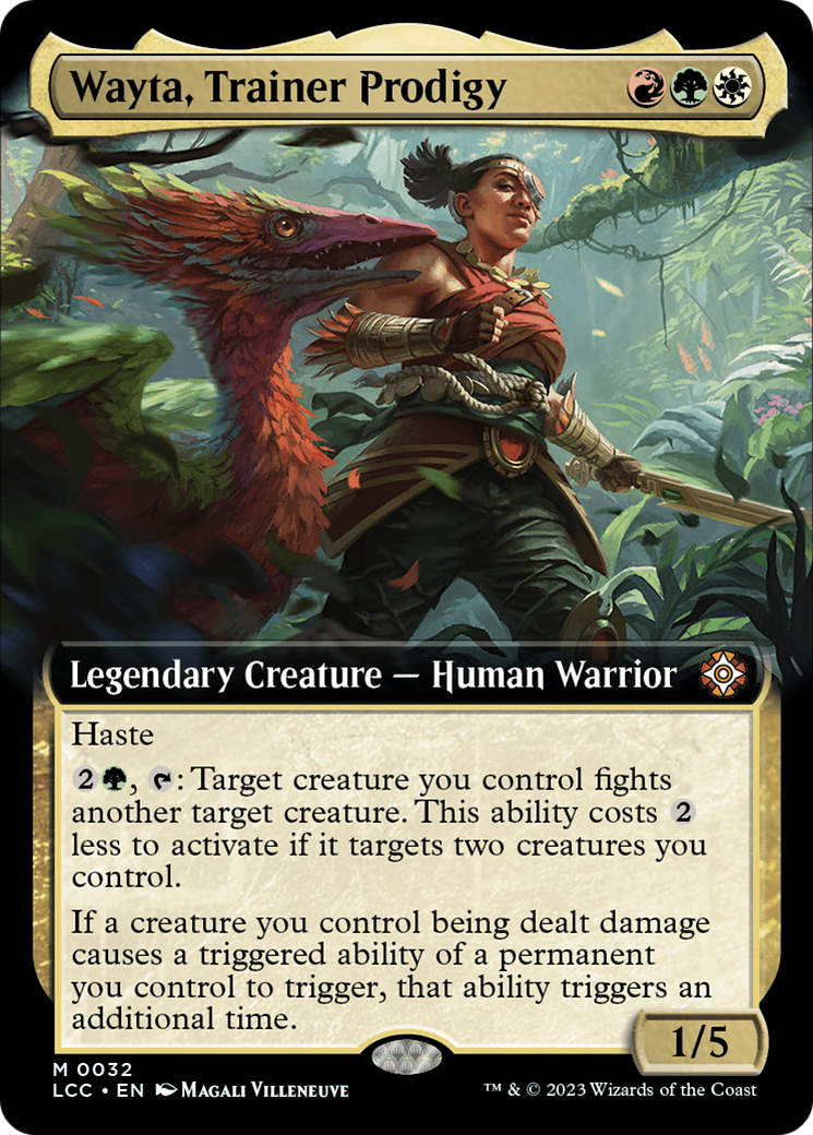 Wayta, Trainer Prodigy (Extended Art) [The Lost Caverns of Ixalan Commander] - The Mythic Store | 24h Order Processing
