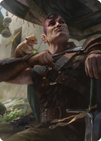 Minsc & Boo, Timeless Heroes Art Card (38) [Commander Legends: Battle for Baldur's Gate Art Series] - The Mythic Store | 24h Order Processing