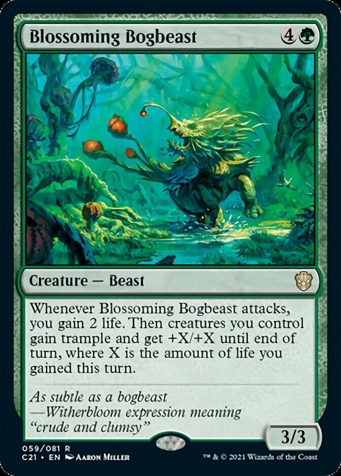 Blossoming Bogbeast [Commander 2021] - The Mythic Store | 24h Order Processing
