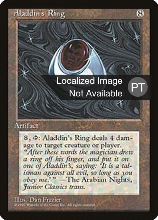 Aladdin's Ring [Fourth Edition (Foreign Black Border)] - The Mythic Store | 24h Order Processing