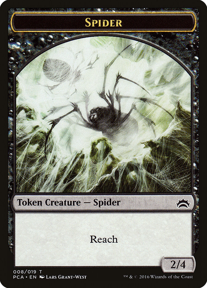 Spider // Saproling Double-Sided Token [Planechase Anthology Tokens] - The Mythic Store | 24h Order Processing