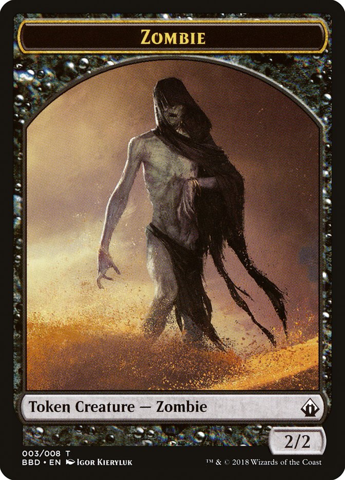 Zombie Token [Battlebond Tokens] - The Mythic Store | 24h Order Processing