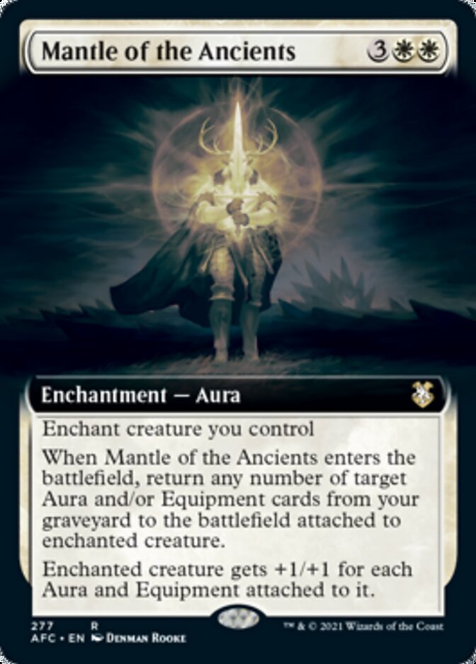 Mantle of the Ancients (Extended Art) [Dungeons & Dragons: Adventures in the Forgotten Realms Commander] - The Mythic Store | 24h Order Processing