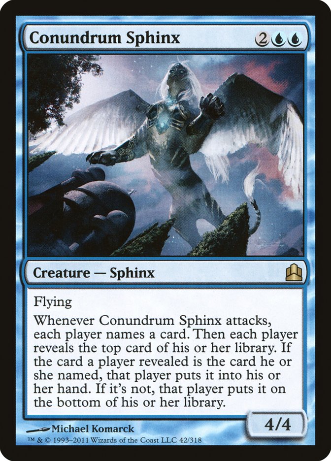 Conundrum Sphinx [Commander 2011] - The Mythic Store | 24h Order Processing