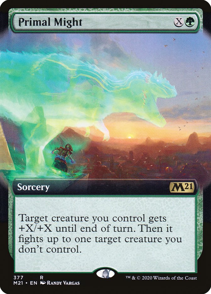 Primal Might (Extended Art) [Core Set 2021] - The Mythic Store | 24h Order Processing