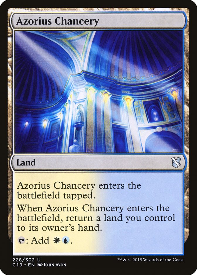 Azorius Chancery [Commander 2019] - The Mythic Store | 24h Order Processing