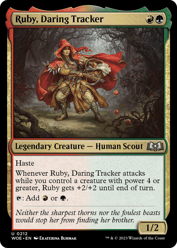 Ruby, Daring Tracker [Wilds of Eldraine] - The Mythic Store | 24h Order Processing