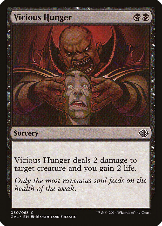 Vicious Hunger (Garruk vs. Liliana) [Duel Decks Anthology] - The Mythic Store | 24h Order Processing