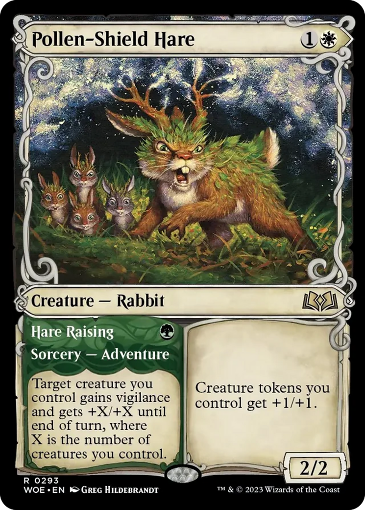 Pollen-Shield Hare // Hare Raising (Showcase) [Wilds of Eldraine] - The Mythic Store | 24h Order Processing