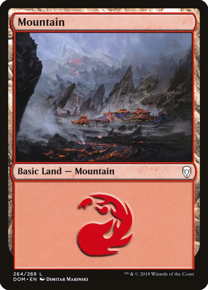 Mountain (264) [Dominaria] - The Mythic Store | 24h Order Processing