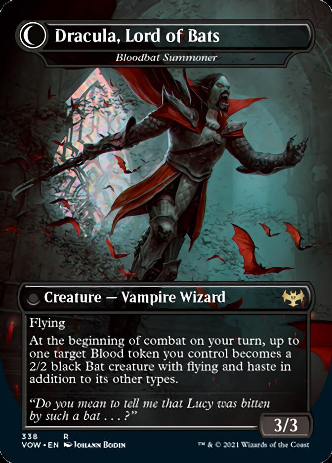 Voldaren Bloodcaster // Bloodbat Summoner - Dracula, Lord of Blood // Dracula, Lord of Bats [Innistrad: Crimson Vow] - The Mythic Store | 24h Order Processing