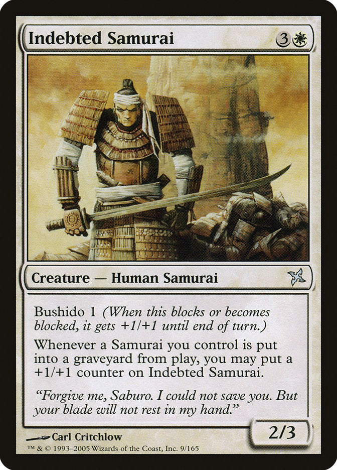 Indebted Samurai [Betrayers of Kamigawa] - The Mythic Store | 24h Order Processing