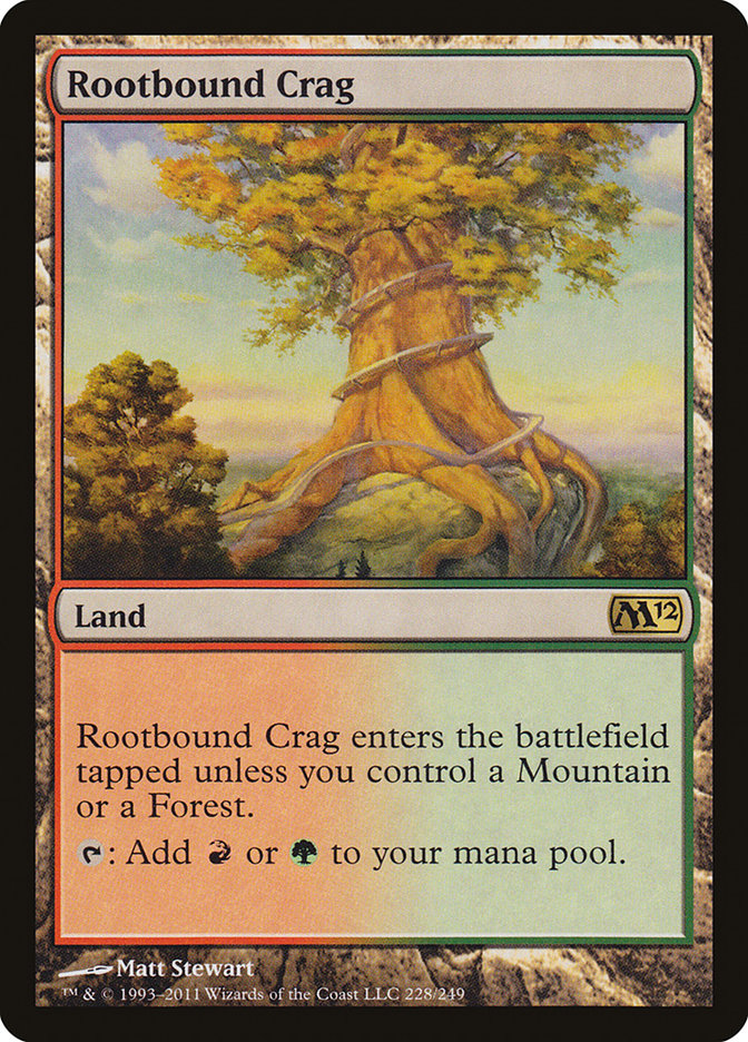 Rootbound Crag [Magic 2012] - The Mythic Store | 24h Order Processing