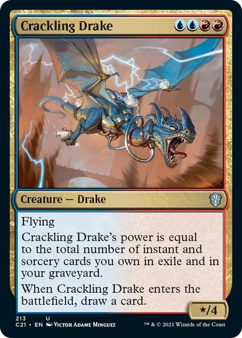 Crackling Drake [Commander 2021] - The Mythic Store | 24h Order Processing