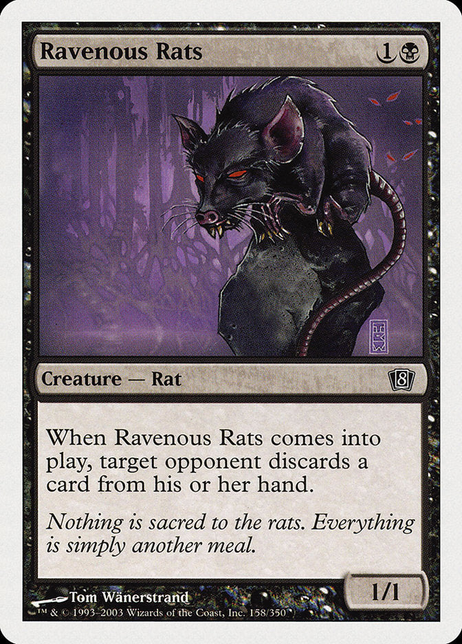 Ravenous Rats [Eighth Edition] - The Mythic Store | 24h Order Processing