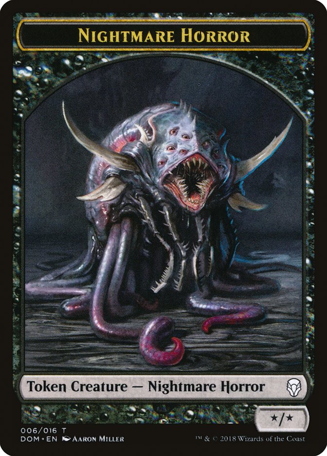 Nightmare Horror Token [Dominaria Tokens] - The Mythic Store | 24h Order Processing