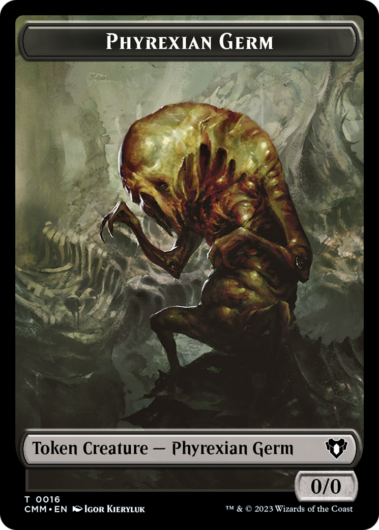 Eldrazi // Phyrexian Germ Double-Sided Token [Commander Masters Tokens] - The Mythic Store | 24h Order Processing