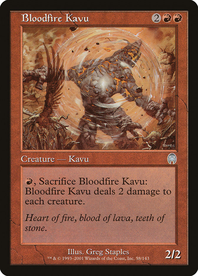 Bloodfire Kavu [Apocalypse] - The Mythic Store | 24h Order Processing