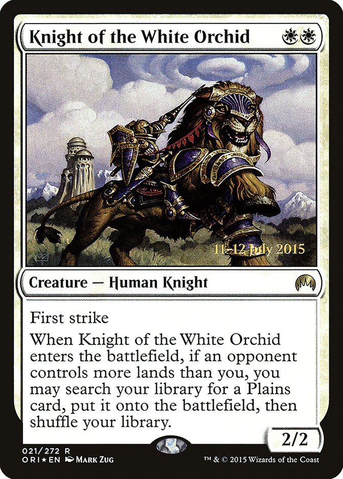 Knight of the White Orchid [Magic Origins Prerelease Promos] - The Mythic Store | 24h Order Processing