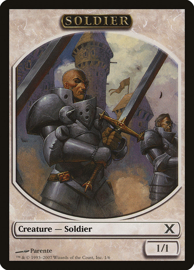 Soldier Token [Tenth Edition Tokens] - The Mythic Store | 24h Order Processing