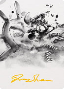 Myr Convert Art Card (Gold-Stamped Signature) [Phyrexia: All Will Be One Art Series] - The Mythic Store | 24h Order Processing