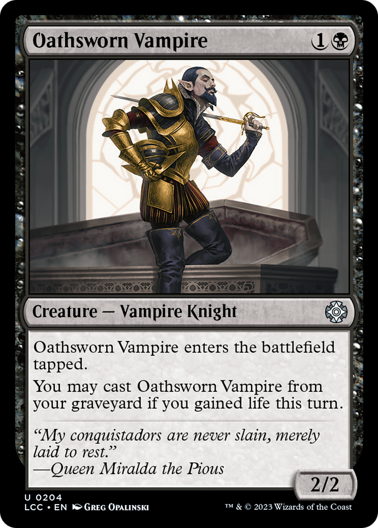 Oathsworn Vampire [The Lost Caverns of Ixalan Commander] - The Mythic Store | 24h Order Processing