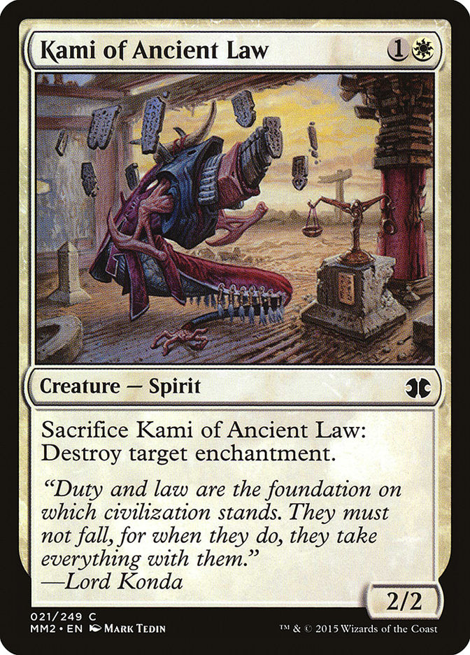 Kami of Ancient Law [Modern Masters 2015] - The Mythic Store | 24h Order Processing