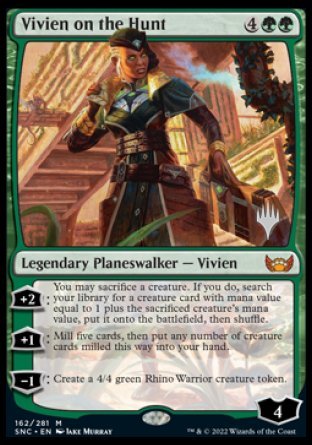 Vivien on the Hunt (Promo Pack) [Streets of New Capenna Promos] - The Mythic Store | 24h Order Processing