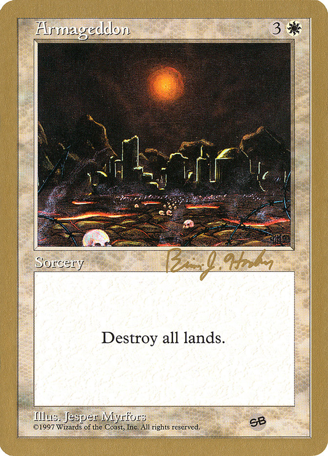 Armageddon (Brian Hacker) (SB) [World Championship Decks 1998] - The Mythic Store | 24h Order Processing