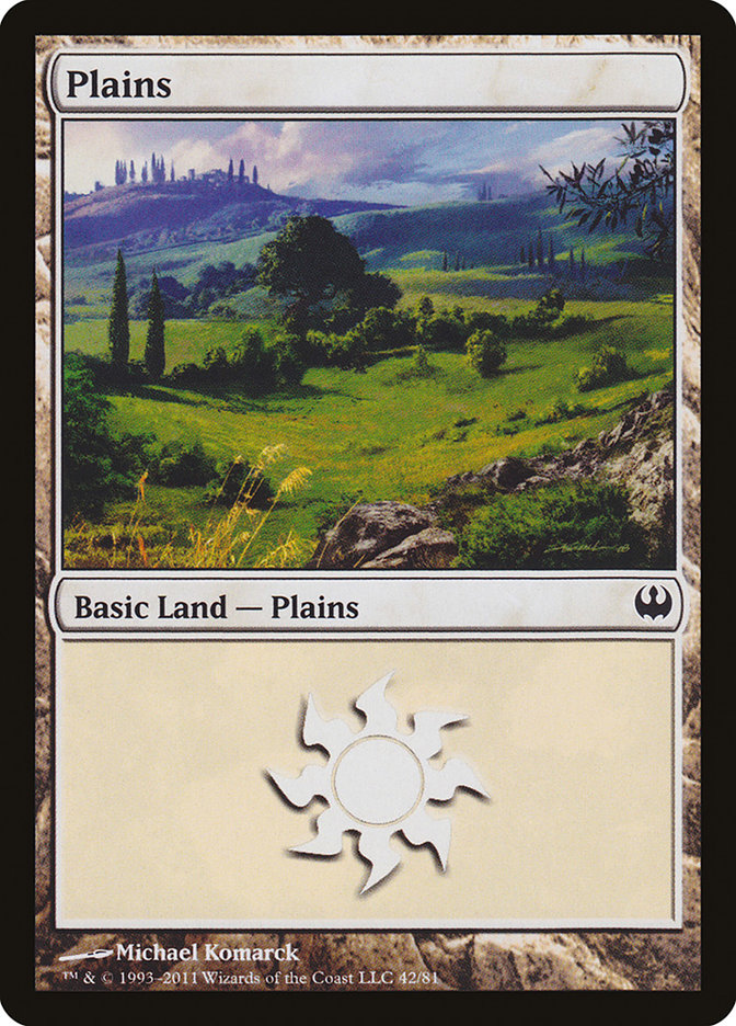 Plains (42) [Duel Decks: Knights vs. Dragons] - The Mythic Store | 24h Order Processing