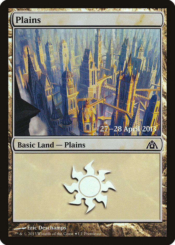 Plains (157) [Dragon's Maze Prerelease Promos] - The Mythic Store | 24h Order Processing