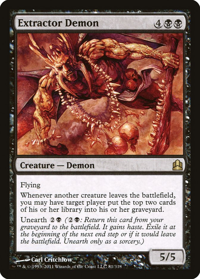 Extractor Demon [Commander 2011] - The Mythic Store | 24h Order Processing