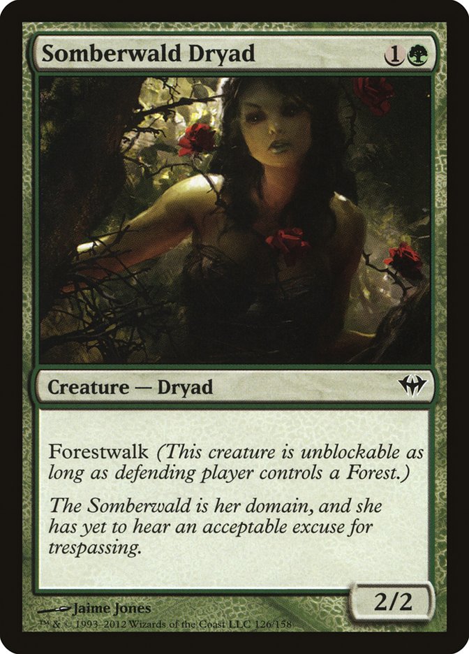 Somberwald Dryad [Dark Ascension] - The Mythic Store | 24h Order Processing