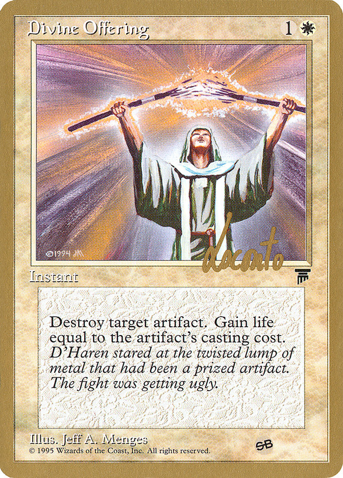 Divine Offering (Michael Loconto) (SB) [Pro Tour Collector Set] - The Mythic Store | 24h Order Processing