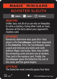 Magic Minigame: Booster Sleuth [Zendikar Rising] - The Mythic Store | 24h Order Processing