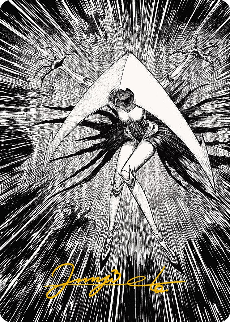Elesh Norn, Mother of Machines 2 Art Card (Gold-Stamped Signature) [Phyrexia: All Will Be One Art Series] - The Mythic Store | 24h Order Processing